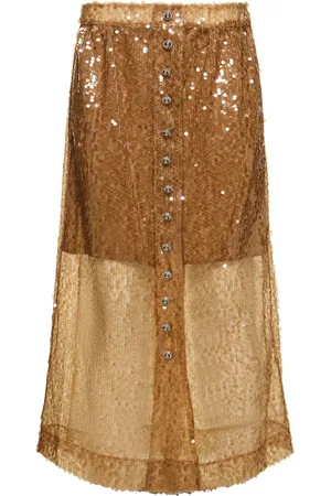 Paco rabanne Sequined Midi Skirt