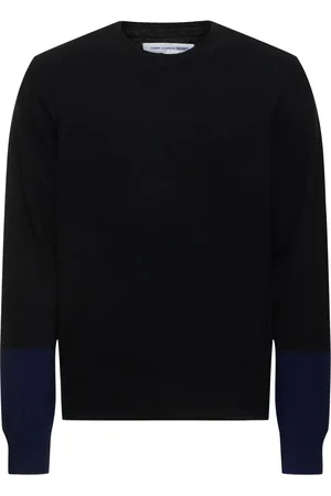 Comme des Garçons Forever Two-tone Wool Knit Sweater