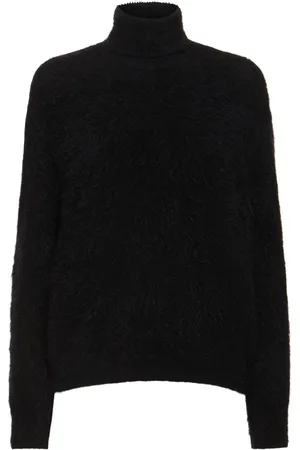 Alberta Ferretti Mohair Blend Turtleneck Sweater