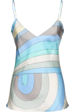 Puccini Printed Silk Twill Top