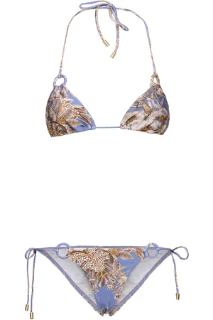 ZIMMERMANN Ottie Lycra Ring Triangle Bikini Set