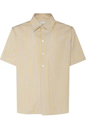 Bottega Veneta Striped Cotton Poplin Shirt