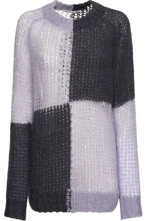 Acne Studios Mohair Blend Knit Crewneck Sweater