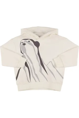 Il gufo Printed Cotton Sweatshirt Hoodie