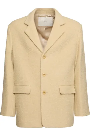 DUNST Unisex 3 Button Bouclé Wool Blend Jacket