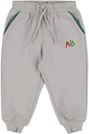 Mini Rodini Abc Embroidery Organic Cotton Sweatpants