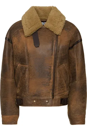 Acne Studios Lakota Shearling Leather Jacket