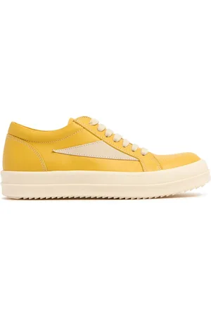 Rick Owens Vintage Leather Lace-up Sneakers