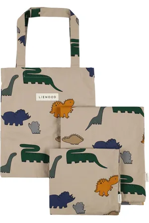 Liewood Dinosaur Print Organic Cotton Bed Set