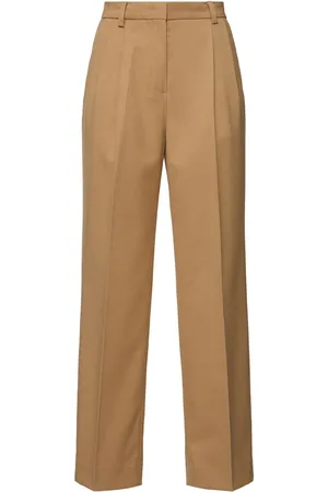 DUNST Semi-wide Wool Blend Pants