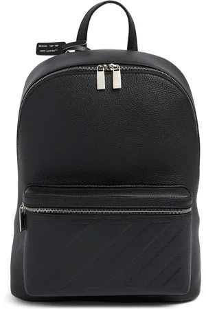 OFF-WHITE Diagonal Leather Backpack