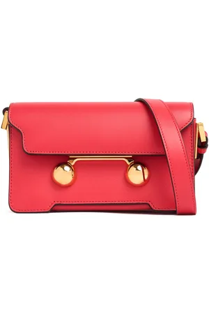 Marni Mini Trunkaroo Leather Shoulder Bag