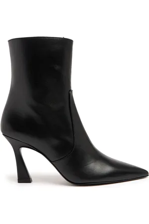 Stuart Weitzman 85mm Vinnie Leather Booties