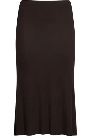 Khaite Leema Viscose Midi Skirt