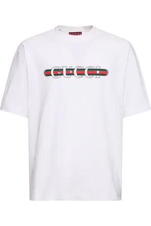 Gucci Logo Detail Heavy Cotton T-shirt