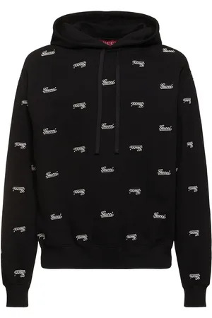 Gucci Logo Cotton Jersey Hoodie