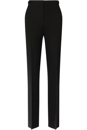 The Row Jesse Wool & Silk Straight Pants