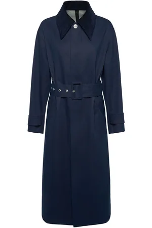 Ami Belted Mac Cotton Canvas Trench Coat