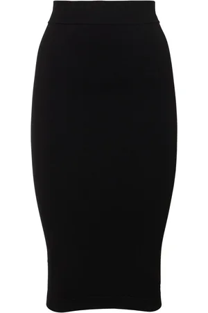 ANDREADAMO Sculpting Jersey Midi Skirt