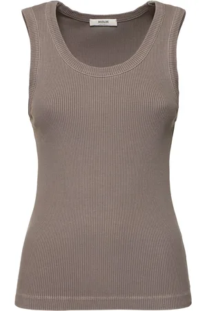 AGOLDE Poppy Cotton Blend Jersey Tank Top