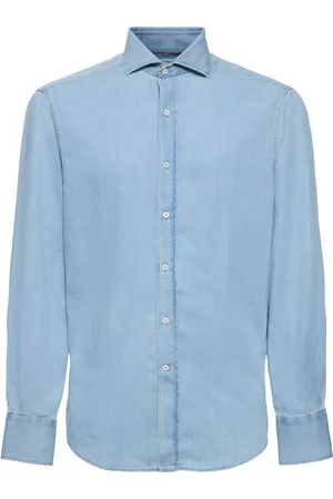 Brunello Cucinelli Light Denim Shirt