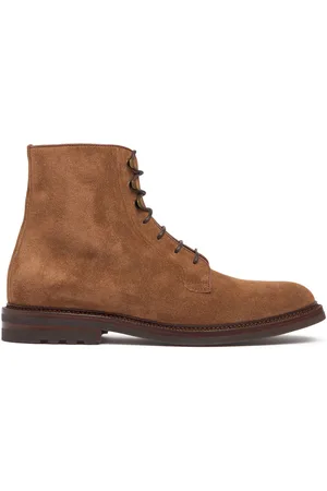 Brunello Cucinelli Suede Ankle Boots
