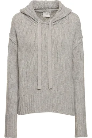 FORTE FORTE Soft Wool Knitted Hoodie Sweater