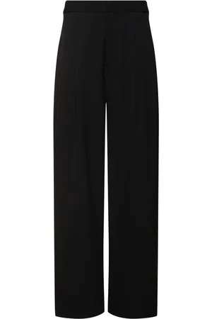 St Agni Adjustable Pleated Wool Pants