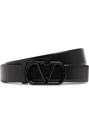 VALENTINO GARAVANI 30mm Vlogo Signature Leather Belt