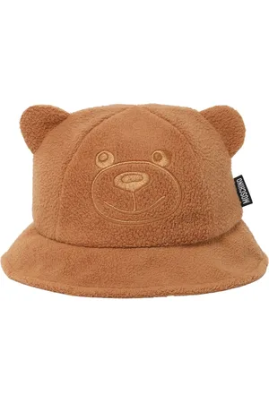 Moschino Teddy Bucket Hat W/ear Appliqués