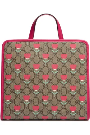 Gucci Gg Campanula Canvas Tote Bag