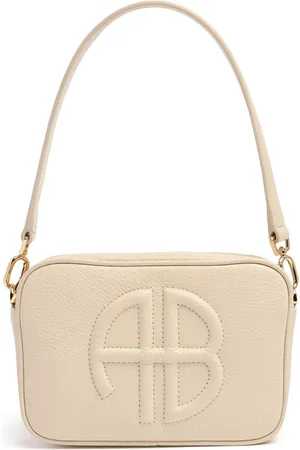 ANINE BING Lili Pebbled Leather Shoulder Bag