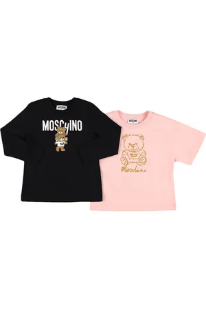 Moschino Set Of 2 Printed Cotton Jersey T-shirts