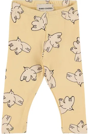 Bobo Choses Birds Print Organic Cotton Leggings