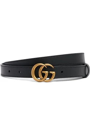 Gucci 2cm Gg Marmont Leather Belt