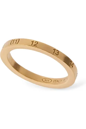 Maison Margiela Number Logo Thin Silver Ring