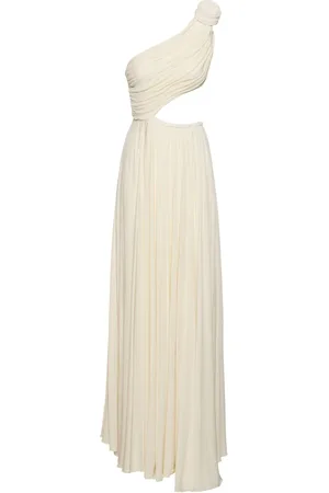 Giambattista Valli One-shoulder Cut Out Viscose Long Dress