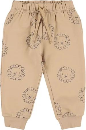 Quincy Mae Printed Cotton Sweatpants