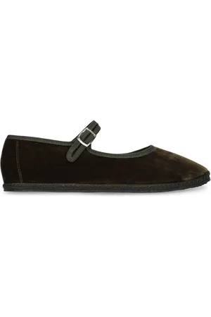 VIBI VENEZIA 10mm Mary Jane Bottiglia Velvet Slippers