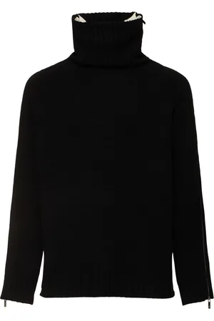 Helmut Lang Wool & Cashmere Knit Turtleneck Sweater