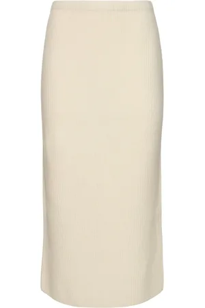 THEORY Wool & Cashmere Knit Midi Skirt