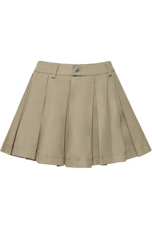 Cannari Concept Simi Pleated Cotton Mini Skirt