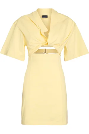 Jacquemus La Robe Tshirt Bahia Cotton Mini Dress