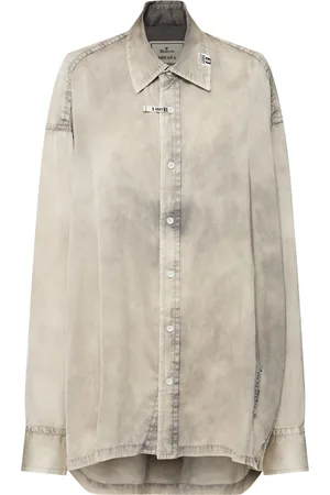 MIHARA YASUHIRO Cotton Blend Satin Shirt
