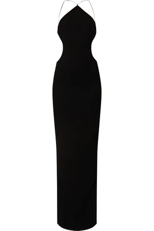 Monot Triangle Top Crepe Halterneck Dress