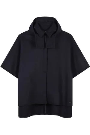 Chloé Wool Cape Coat
