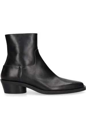 Proenza Schouler 40mm Bronco Leather Ankle Boots