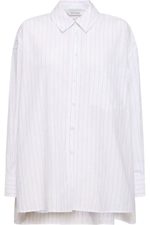 ANINE BING Chrissy Cotton Poplin Shirt