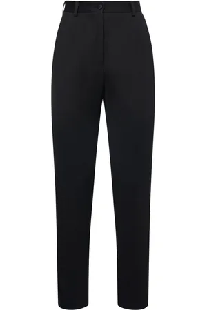 Dolce & Gabbana High Waist Wool Gabardine Pants