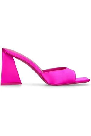 The Attico 85mm Mini Devon Satin Mules